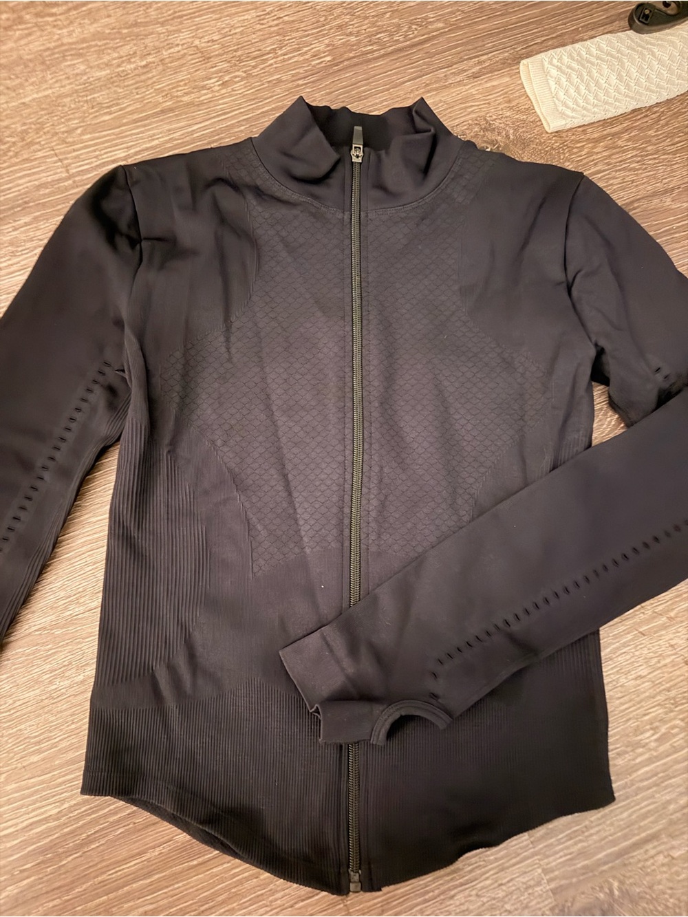 Women’s Black Zip-Front Performance Jacket